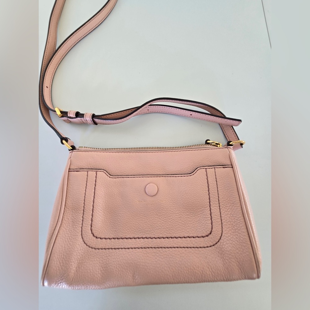 Marc Jacobs Empire City Mini Leather Crossbody Bag Blush Pink